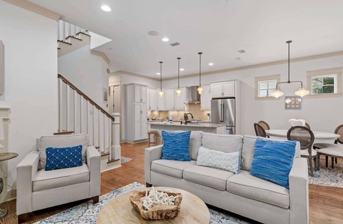WaterSound West Beach House | Golf Cart+4 Bikes! 5 Min to the Pool, 10 to Beach! 2 King Suites & Custom Bunks! ~ Baha Beach House at WaterSound West on 30A