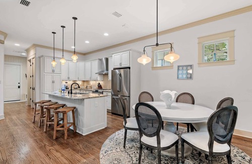 WaterSound West Beach House | Golf Cart+4 Bikes! 5 Min to the Pool, 10 to Beach! 2 King Suites & Custom Bunks! ~ Baha Beach House at WaterSound West on 30A
