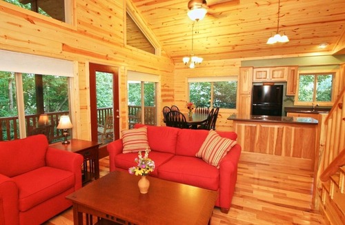 Helen Cabin | Helen Riverside Cabin-Chattahoochee River-Walk to Town