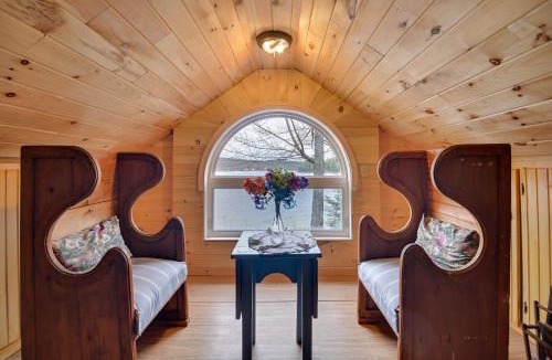 Mercer House | Hot Tub & Boat Dock! Belgrade Lakes Family Cabin