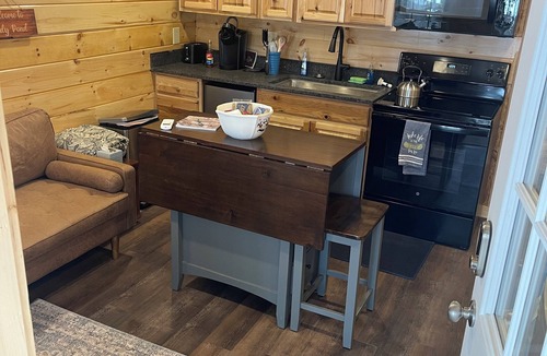 North Anson Cabin | Lake paradise- Cozy 2-bedroom cabin walkout to the lake.