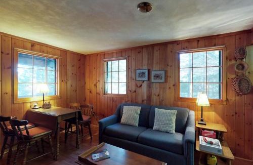 Greenville Junction House | Lakefront cabin with private dock & beach access