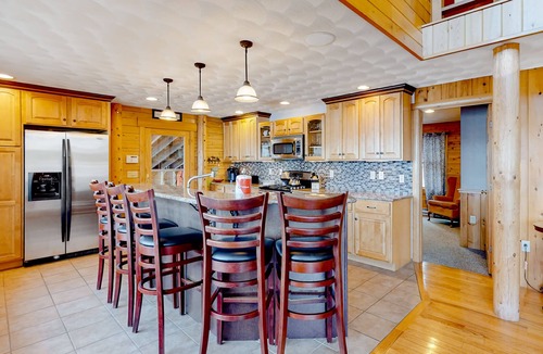 Norway House | Lakefront, dog-friendly home with dock, kayaks, SUPs, canoe, huge deck & firepit