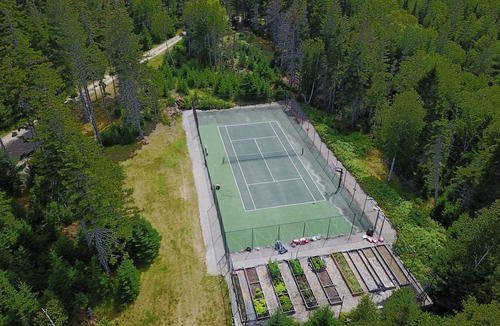 Vinalhaven House | Large waterfront home with tennis court, dock, large boat moorings, great views