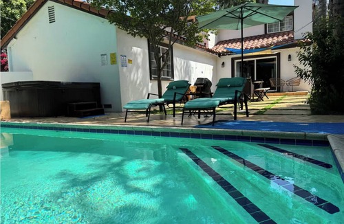 Woodland Hills Villa | Mediterranean Villa with Pool, Jacuzzi & BBQ