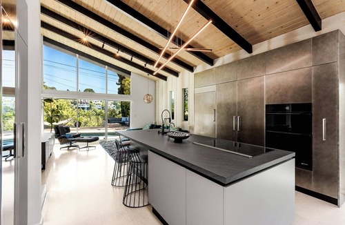 Studio City House | Mid-Century Modern Hills Retreat | Pool, Hot Tub, Steam & Views
