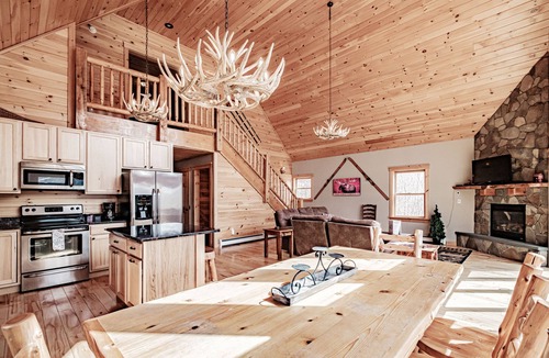 Sunday River Area Ski Chalet | Mountainside Chalet direct views of Sunday River- Mud Season Special!