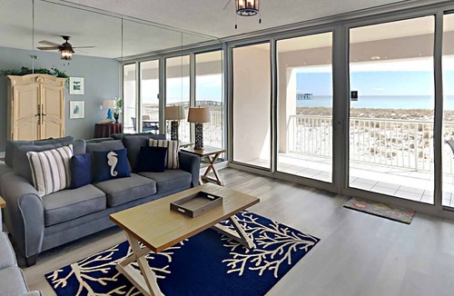 Navarre Beach Condo | Navarre Beach Regency #105 | Stunning Views, Pool!