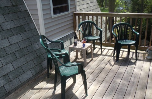 Northport Apartment | Near Camden, serene setting in the Maine woods, excellent reviews.800.00Week