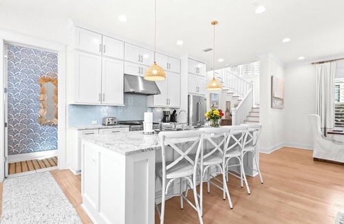 WaterSound West Beach House | NEW Private Pool, LSV, Bikes, and Carriage House 4 Min to Beach