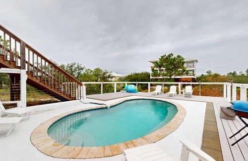 Surf Side Shores House | Newly-Built Coastal Oasis with Ocean Views Deck Central AC & WiFi - Dogs OK