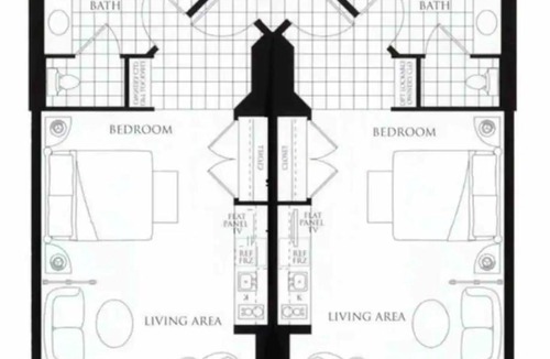 Las Vegas Apartment | NO RESORT FEES-MGM StripView Adjoining Suites F1 View