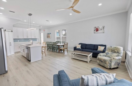 Crescent Beach House | Oasis Beach House! NEW 4BR Retreat. Walk to Beach. Sleeps 15