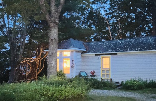 Surry Cottage | Oceanfront Cottage, Cozy & Airy. In-floor Heat. Serene. Private. Artsy.