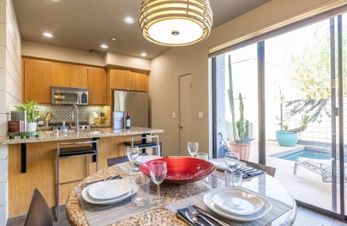 Baristo Apartment | Palm Springs Oasis | Heated Pool & Hot Tub