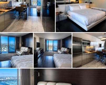Las Vegas Apartment | Palms Place Hotel Mountain View with Open Balcony