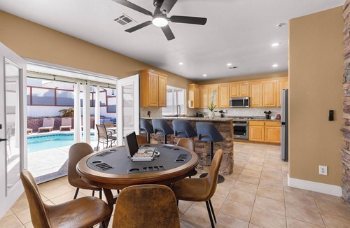 Silverado Ranch House | Pool & Hot tub Game Room King Beds 22 Guests Max