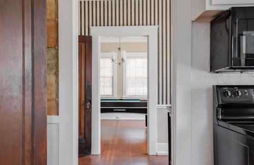 Norwood House | Pool Table Fire Pit BBQ Grill Basketball Hoop