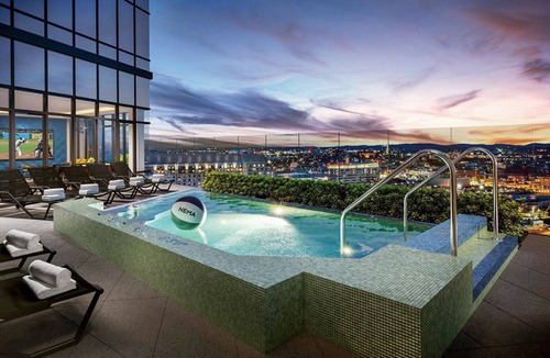 Seaport District Apartment | Practical Seaport 1BR w/Gym, Pool, W/D, Doorman