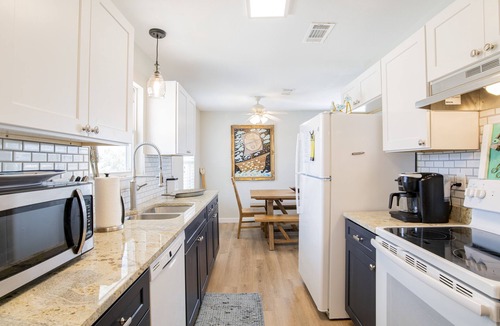 Villa Segunda House | Private Heated Pool Game Room Walk to Gulf & Sound Pet Friendly