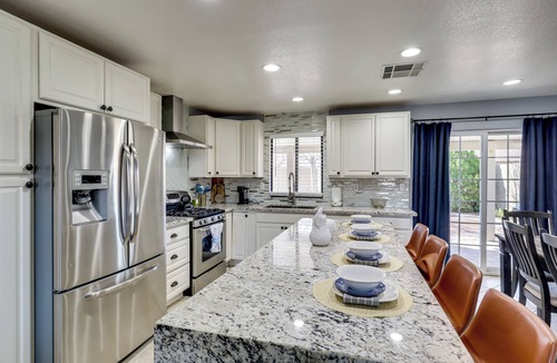 Sunrise Manor House | Private Pool, Patio! Modern North Las Vegas Escape