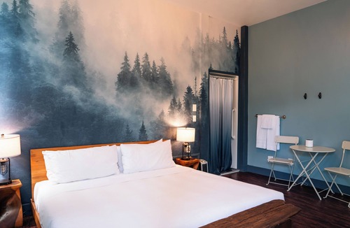 Fort Bragg Hotel | Redwood Room Studio in The Weller House Water Tower