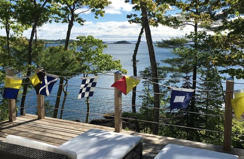 Rockport House | Rockport Camden steps to sea! Oceanfront designer house! 5 star reviews!