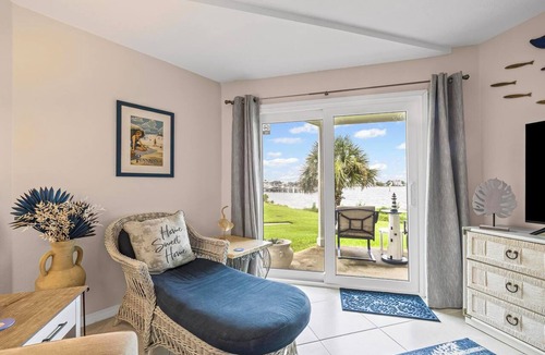 Villa Sabine Condo | Sand Dollar E111 – Bayfront Bliss in the Heart of Pensacola Beach