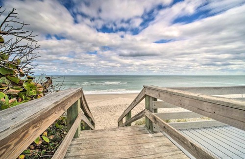 Sea Park Homes House | Satellite Beach Home with Fenced Yard - Walk to Beach