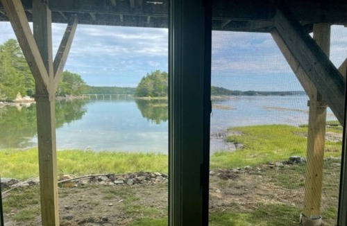 Sebascodegan Island Apartment | Seal’s Haul. Water's edge living in this 1 BR and 1 BA first floor unit.
