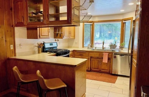 Pine Cove Cabin | Serene & Magical Cabin - Family/ADA-Friendly, w/Barrel Sauna & Fireplace!