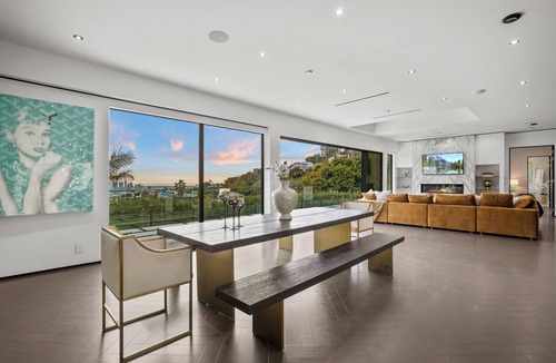 Elysian Heights Villa | Sleek Hollywood Hills Mansion: Rooftop & City Views