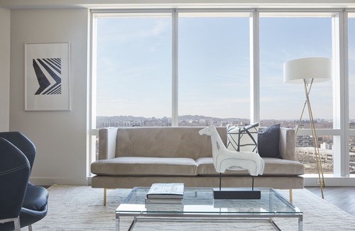 West Fens Apartment | Sonder | Pierce Boston | Serene 1BR + Yoga Studio