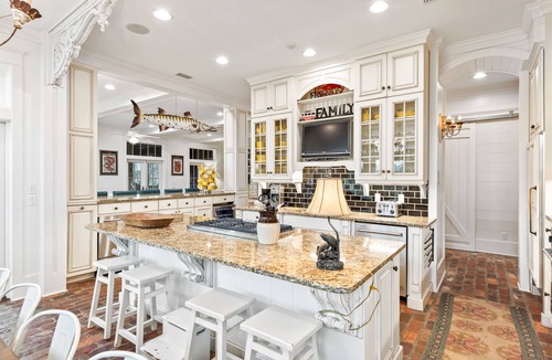 Cottage District House | Spacious Watercolor Estate with Pool Table, Ping Pong, and Private Beach Access
