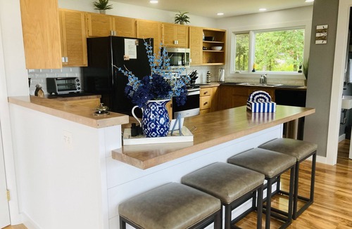 Prospect Harbor House | Sparkling and spacious coastal haven with ocean views near Acadia National Park!