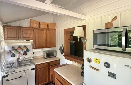 South Casco Cabin | STEPS AWAY FROM A SHARED SANDY BEACH. BOAT SLIP ON THOMAS POND