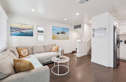 Mission Beach House | Steps from Ocean! Ocean/Bay Views! Rooftop Deck! Two Car Garage! Renovated!