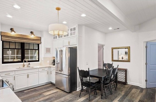 Gulf Lagoon Beach House | Steps from the sand! 4BR/3BA private home w/heated pool, 6 seater gas golf cart