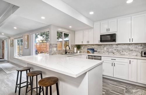 Carlsbad Village Condo | Steps to Beach! 2BR Dog-Friendly Home w/Fire Pit, BBQ & Gated Entry