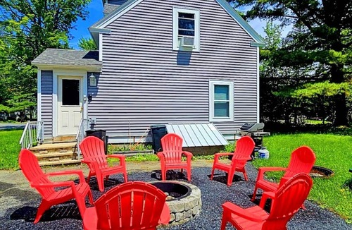 Greenville Junction Cabin | Stunning Cabin with Fire Pit Perfect for Groups in Maine