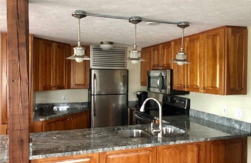 Kennebunk Condo | Stunning Waterfront Condo with deck, Walk to Shops and Restaurants