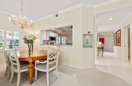 Kings Lake Condo | Stylish 1st Floor 2-bedroom condo in Kings Lake, Naples! POOL & SPA + Garage!