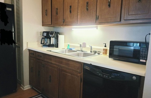 Thomas Drive Condo | Sun Harbor Sands - Sleeps 4 - 1 Bedroom Condo - Balcony with Waterfront View
