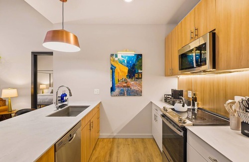 Downtown St. Louis Apartment | The Paragon | 2BR | Rooftop Pool + King Bed + WD
