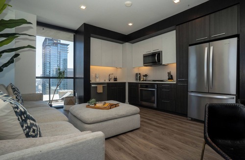East Village Apartment | The Zinnia-Comfortable 3BR Retreat with A/C, Pool, Hot Tub & Great Location
