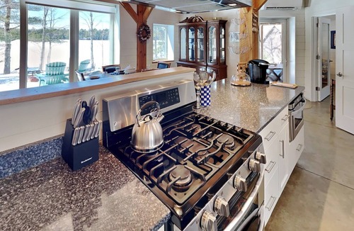 Liberty House | Tucked away in Midcoast Maine, this lake house is what summers are made of