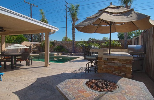 Hermosa Village House | Walk to Disney + Pool+ Spa + Game Room +Fire Pit