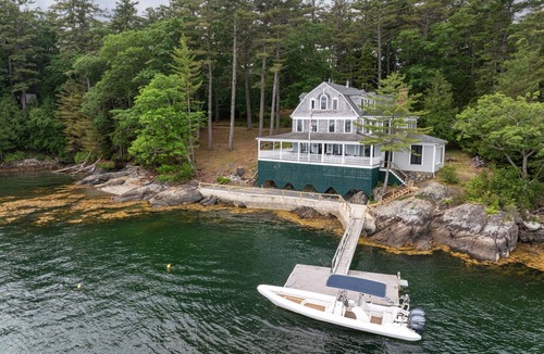 Blue Hill House | Waterside Parker Point Gem with Signature Dining Room & Wrap Around Porch