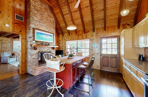 Cocoa House | Waterview home and attached studio , w/boat ramp, pier, BBQ, A/C, WiFi