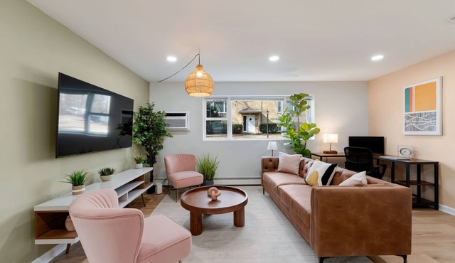 1 Free Parking, Workdesk with Monitor, Sleeps 4!